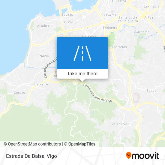 Estrada Da Balsa map