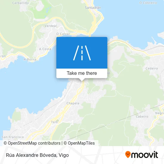 Rúa Alexandre Bóveda map