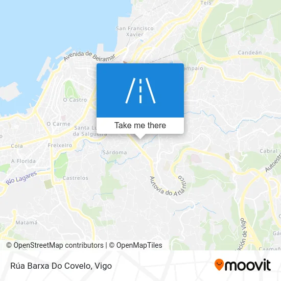 Rúa Barxa Do Covelo map
