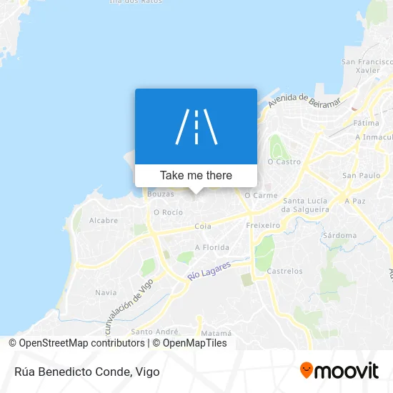 Rúa Benedicto Conde map