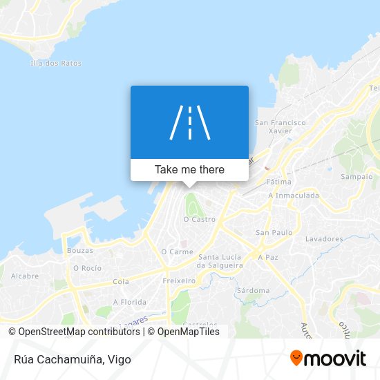Rúa Cachamuiña map