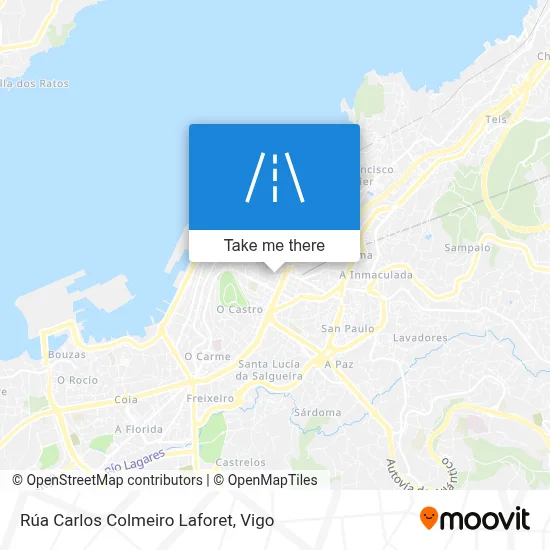 Rúa Carlos Colmeiro Laforet map