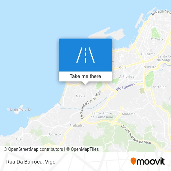 Rúa Da Barroca map