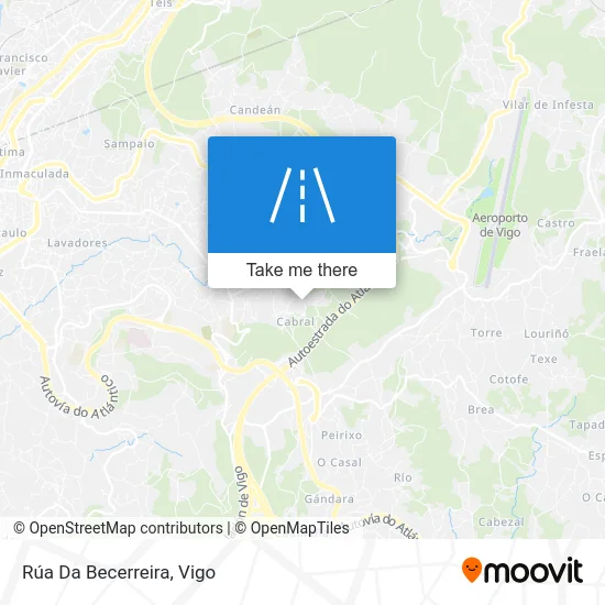 Rúa Da Becerreira map