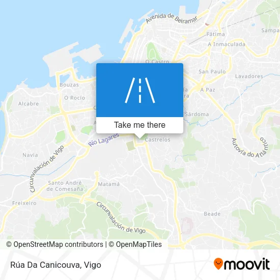 Rúa Da Canicouva map