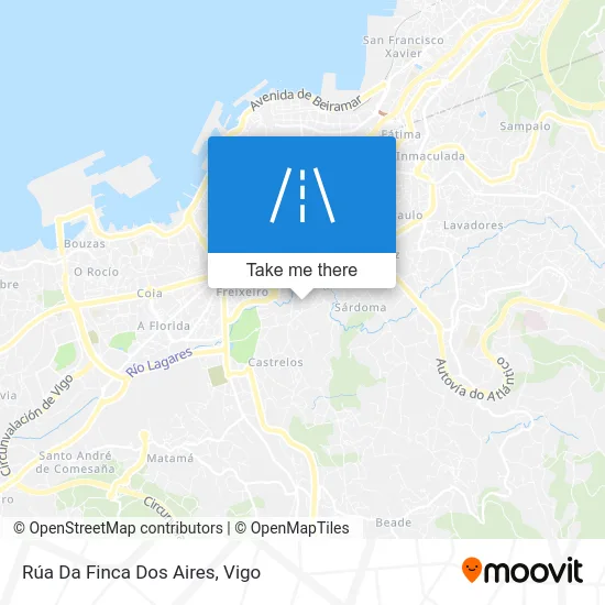 Rúa Da Finca Dos Aires map