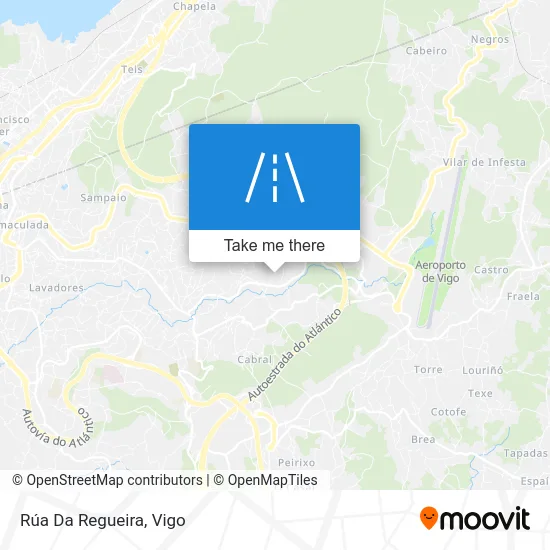 Rúa Da Regueira map