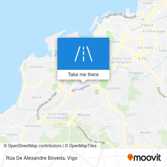 Rúa De Alexandre Bóveda map