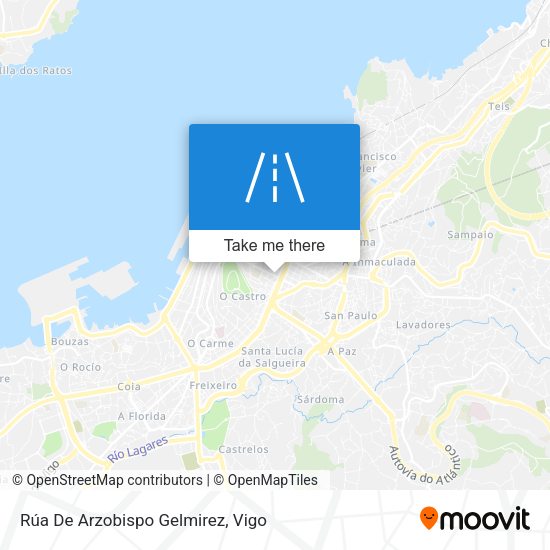 Rúa De Arzobispo Gelmirez map