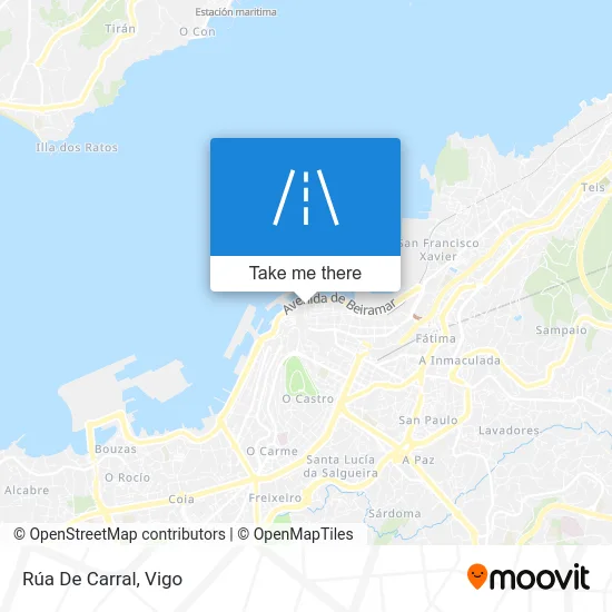 Rúa De Carral map