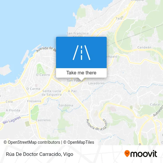 Rúa De Doctor Carracido map