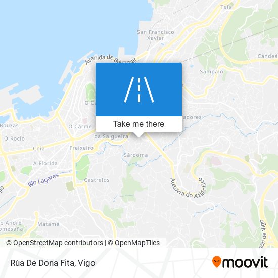 Rúa De Dona Fita map