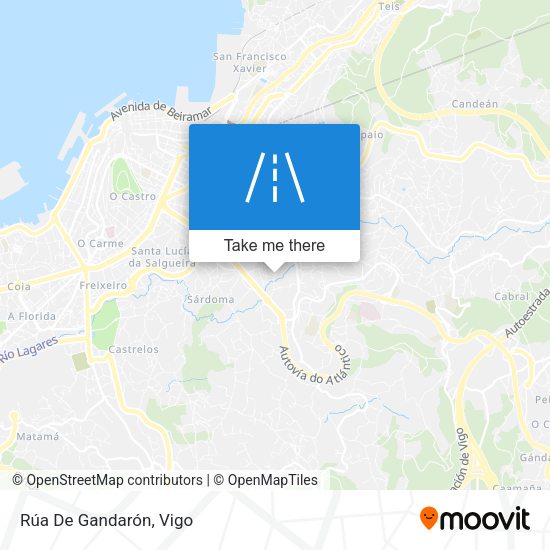 Rúa De Gandarón map