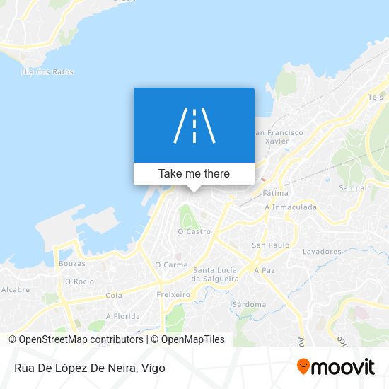 Rúa De López De Neira map