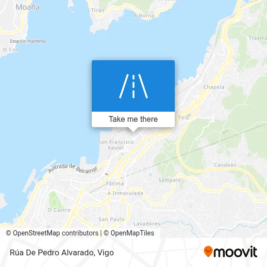 Rúa De Pedro Alvarado map