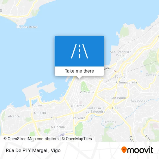 Rúa De Pi Y Margall map