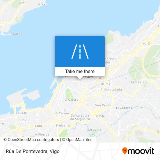 Rúa De Pontevedra map