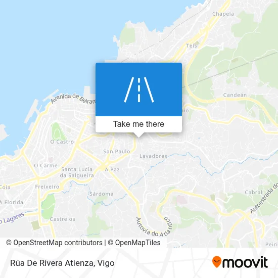 Rúa De Rivera Atienza map