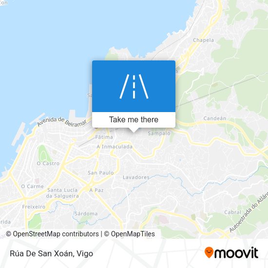 Rúa De San Xoán map