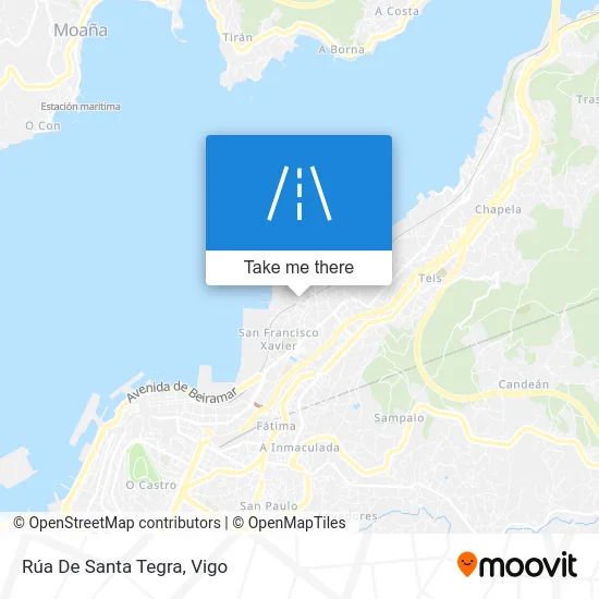 Rúa De Santa Tegra map
