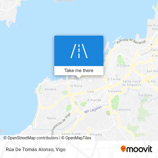 Rúa De Tomás Alonso map