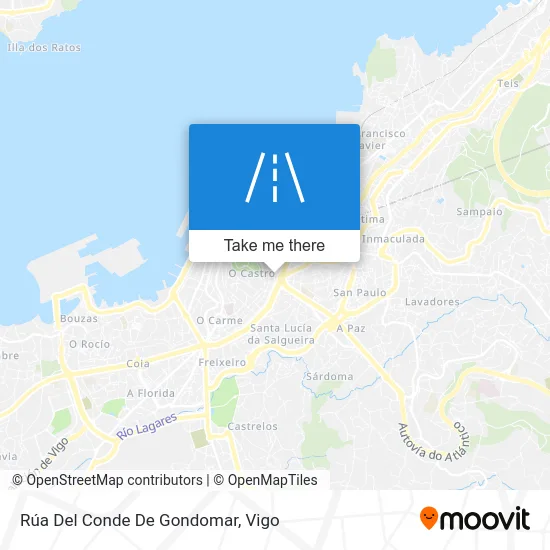Rúa Del Conde De Gondomar map