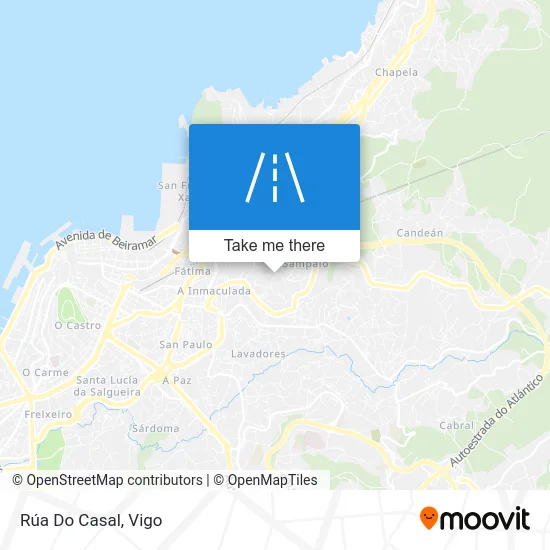 Rúa Do Casal map