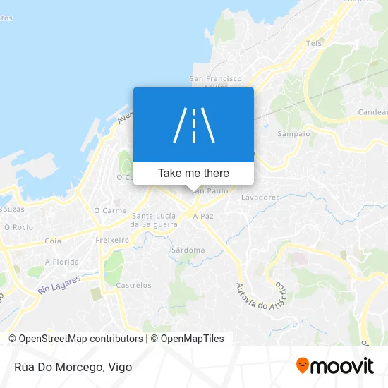 Rúa Do Morcego map