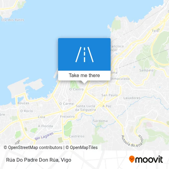 Rúa Do Padre Don Rúa map