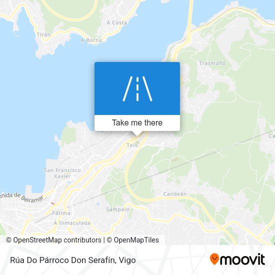 Rúa Do Párroco Don Serafín map