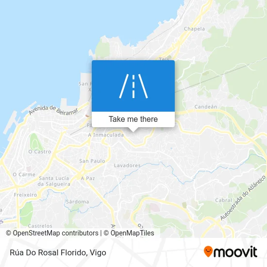 Rúa Do Rosal Florido map
