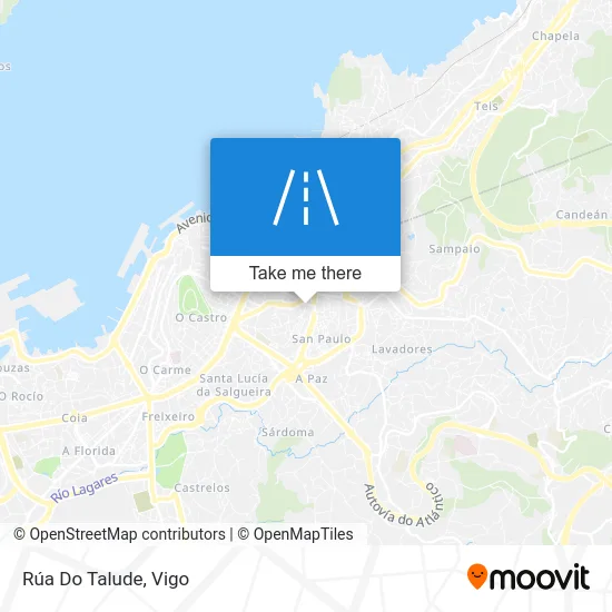 Rúa Do Talude map