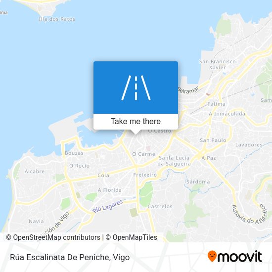 Rúa Escalinata De Peniche map