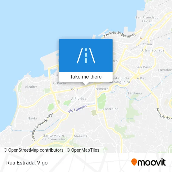 Rúa Estrada map