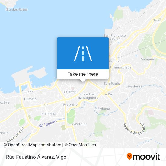Rúa Faustino Álvarez map