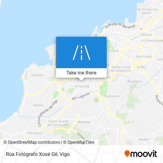 Rúa Fotógrafo Xosé Gil map