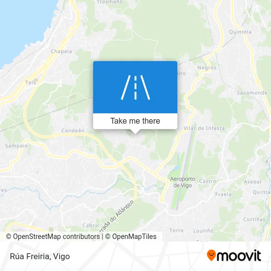 Rúa Freiria map