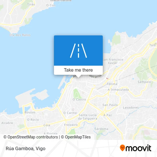 Rúa Gamboa map