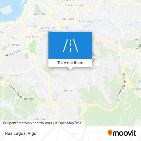 Rúa Lagoa map