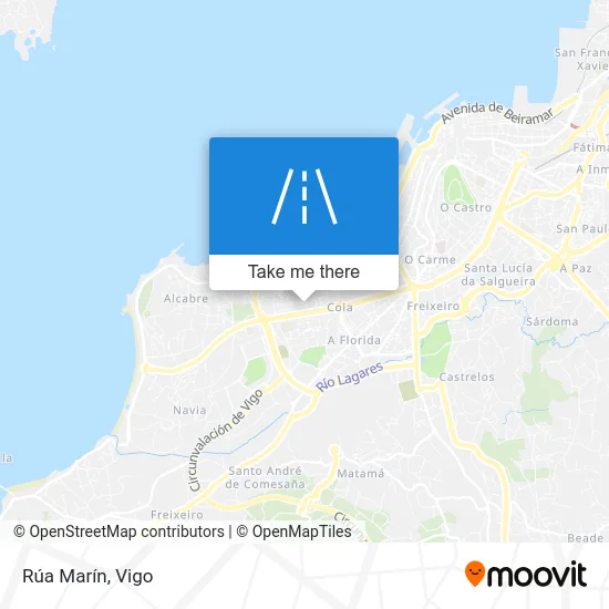 Rúa Marín map