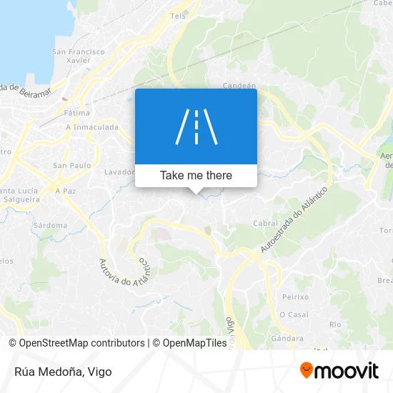 Rúa Medoña map