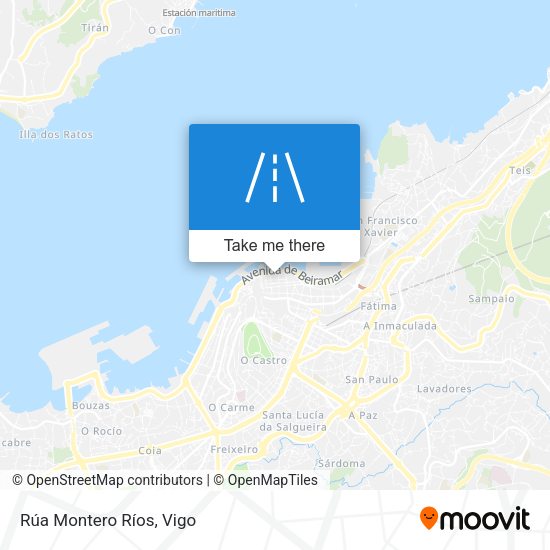 Rúa Montero Ríos map