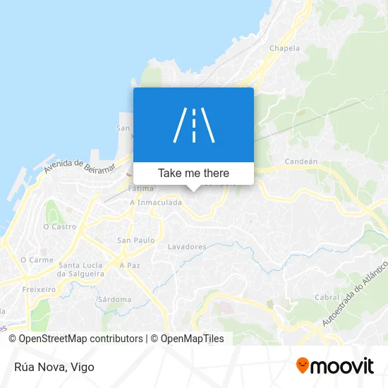 Rúa Nova map