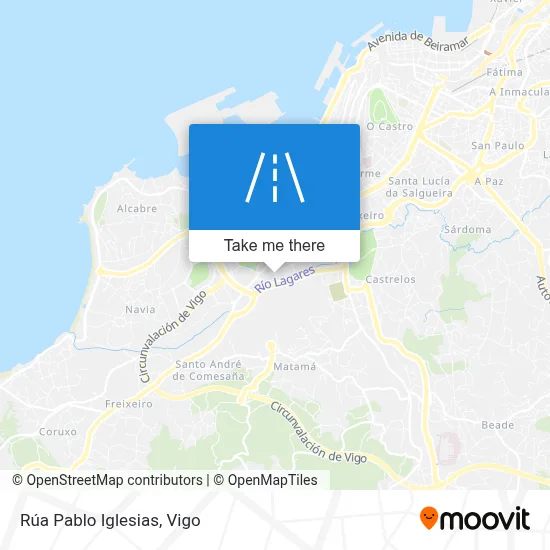 Rúa Pablo Iglesias map