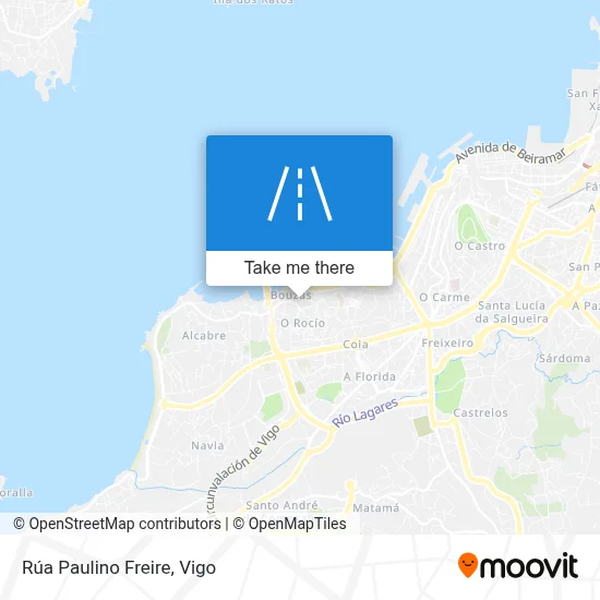 Rúa Paulino Freire map