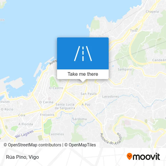 Rúa Pino map