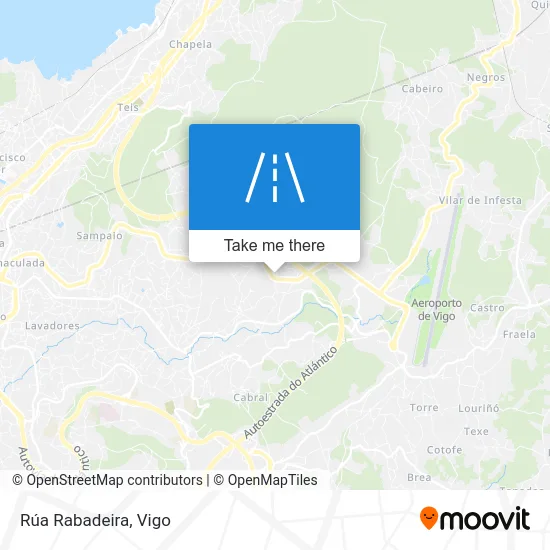 Rúa Rabadeira map