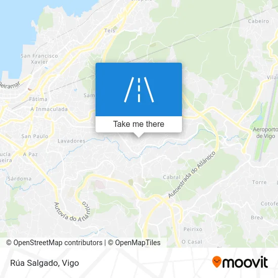 Rúa Salgado map