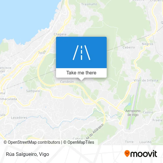 Rúa Salgueiro map