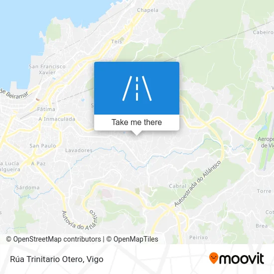 Rúa Trinitario Otero map